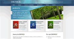 Desktop Screenshot of dromosdxt.com