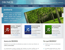 Tablet Screenshot of dromosdxt.com